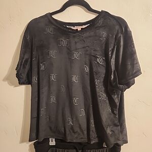 Juicy Couture Black Logo Top